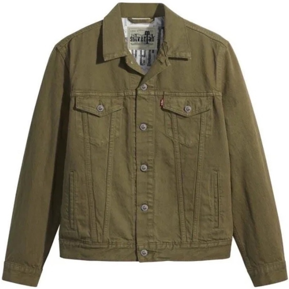Levi's Silver Tab Olive Green Denim Jacket
